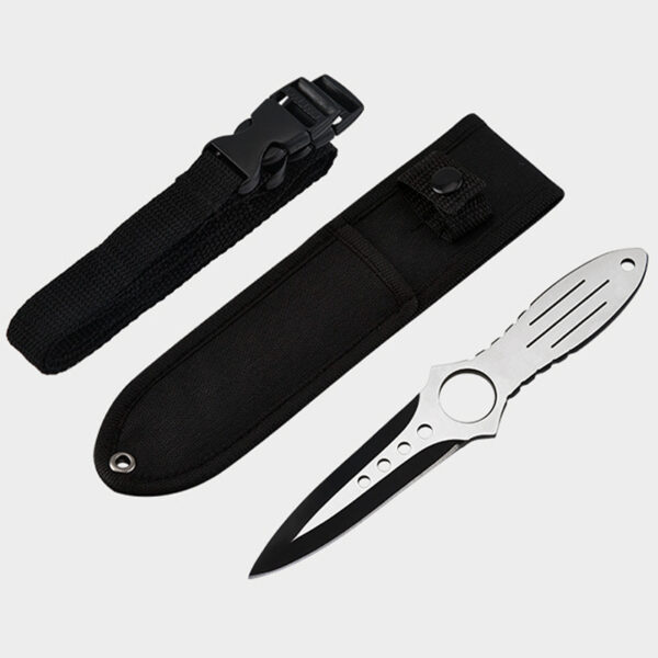 Outdoor Self-defense Gaiter Saber Camping Open Blade Straight Knife - Image 4