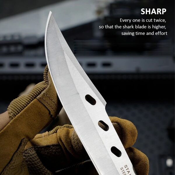 Outdoor Large Folding Knife Camping Fishing Pocket Hunting Knife Survival Tool - Image 4