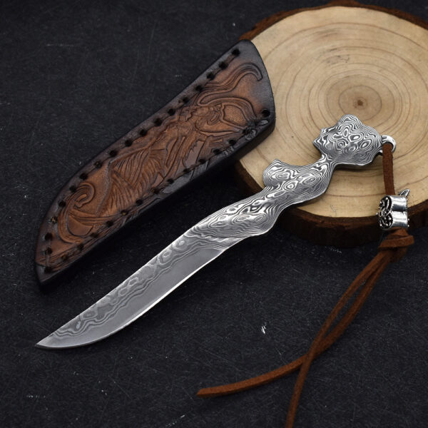 Outdoor Camping Hunting Tactics Self Defense Rescue High Hardness.Survival Practical Fruit Knife - Image 6
