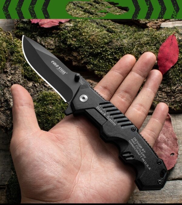 Outdoor Mini Folding Knife High Hardness Self-defense Folding Knife Camping Survival Knife Multi-purpose - Image 5