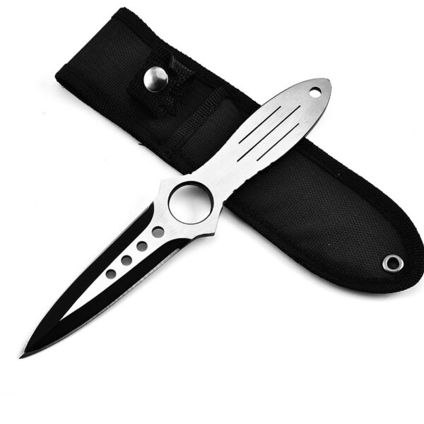 Outdoor Self-defense Gaiter Saber Camping Open Blade Straight Knife - Image 7