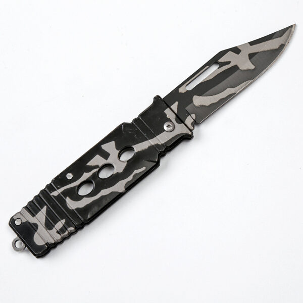 Outdoor Folding Knife Portable Self-defense Camping Knife - Image 4