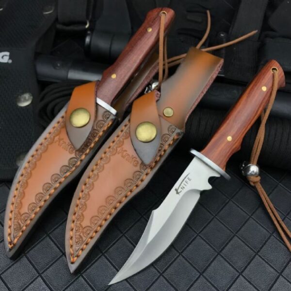 Mini Straight Knife Camping Hunting Fishing Knife Diving Knife Outdoor Knife Fixed Blade Handmade Knife Mens Gift EDC Tools - Image 6