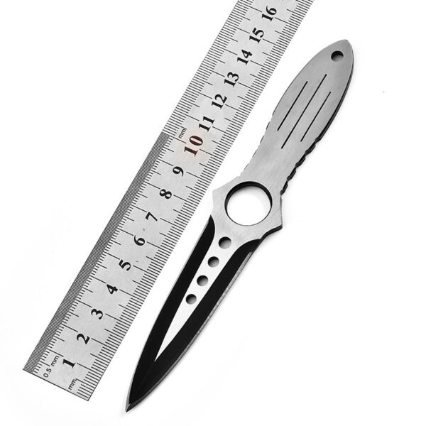 Outdoor Self-defense Gaiter Saber Camping Open Blade Straight Knife - Image 2