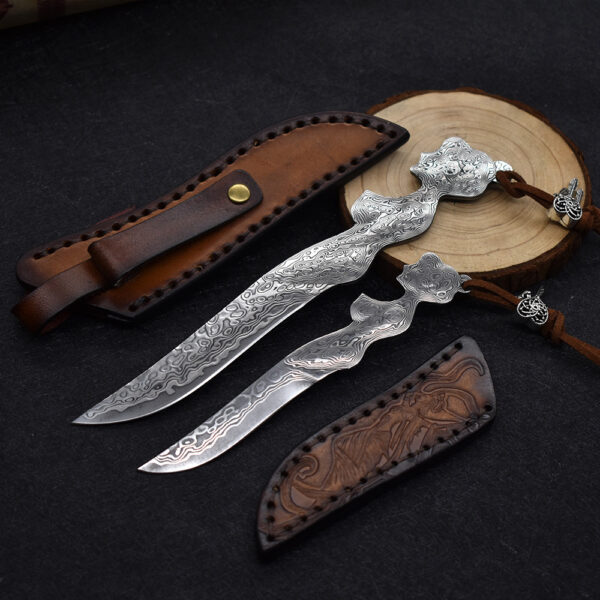 Outdoor Camping Hunting Tactics Self Defense Rescue High Hardness.Survival Practical Fruit Knife - Image 4