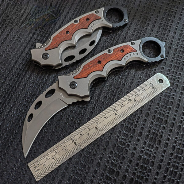 Folding Claw Knife High Hardness Folding Knife Portable Multi-Function Split Express Knife - Image 2