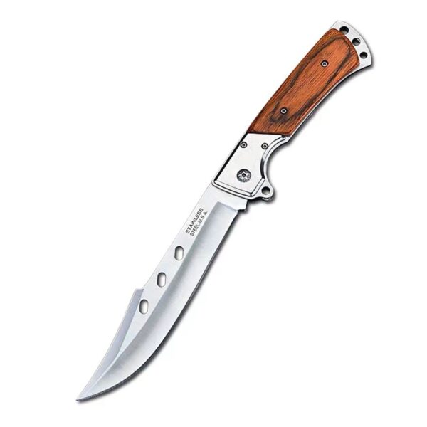 Outdoor Large Folding Knife Camping Fishing Pocket Hunting Knife Survival Tool - Image 9