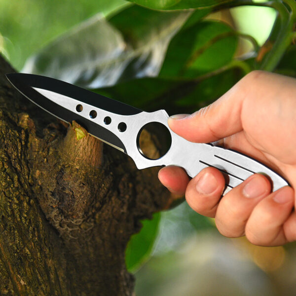 Outdoor Self-defense Gaiter Saber Camping Open Blade Straight Knife - Image 6