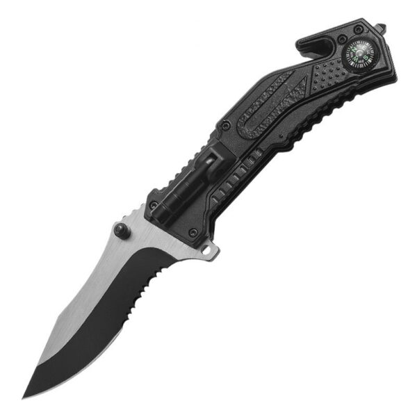 Folding Knife Wilderness Survival Emergency Survival Knife - Image 3