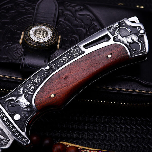 Outdoor Folding Knife Field Survival Fruit Knife - Image 5