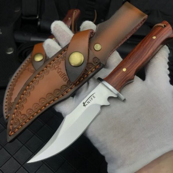 Mini Straight Knife Camping Hunting Fishing Knife Diving Knife Outdoor Knife Fixed Blade Handmade Knife Mens Gift EDC Tools - Image 7