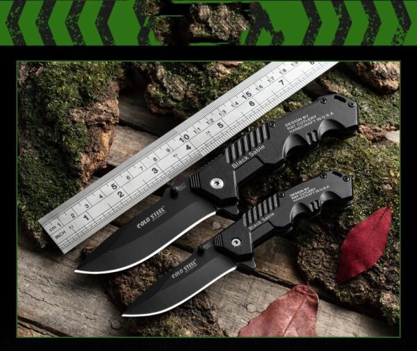 Outdoor Mini Folding Knife High Hardness Self-defense Folding Knife Camping Survival Knife Multi-purpose - Image 4